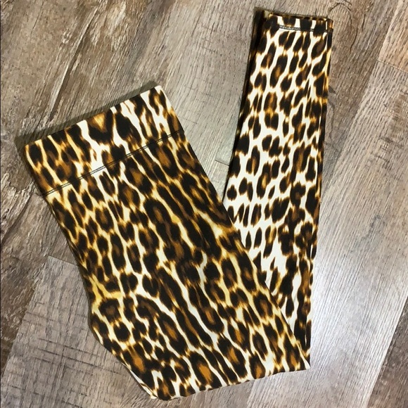 MIXIT | Leopard Print Designer Straight Leggings | Pants Fitted Fashionable - Picture 6 of 10